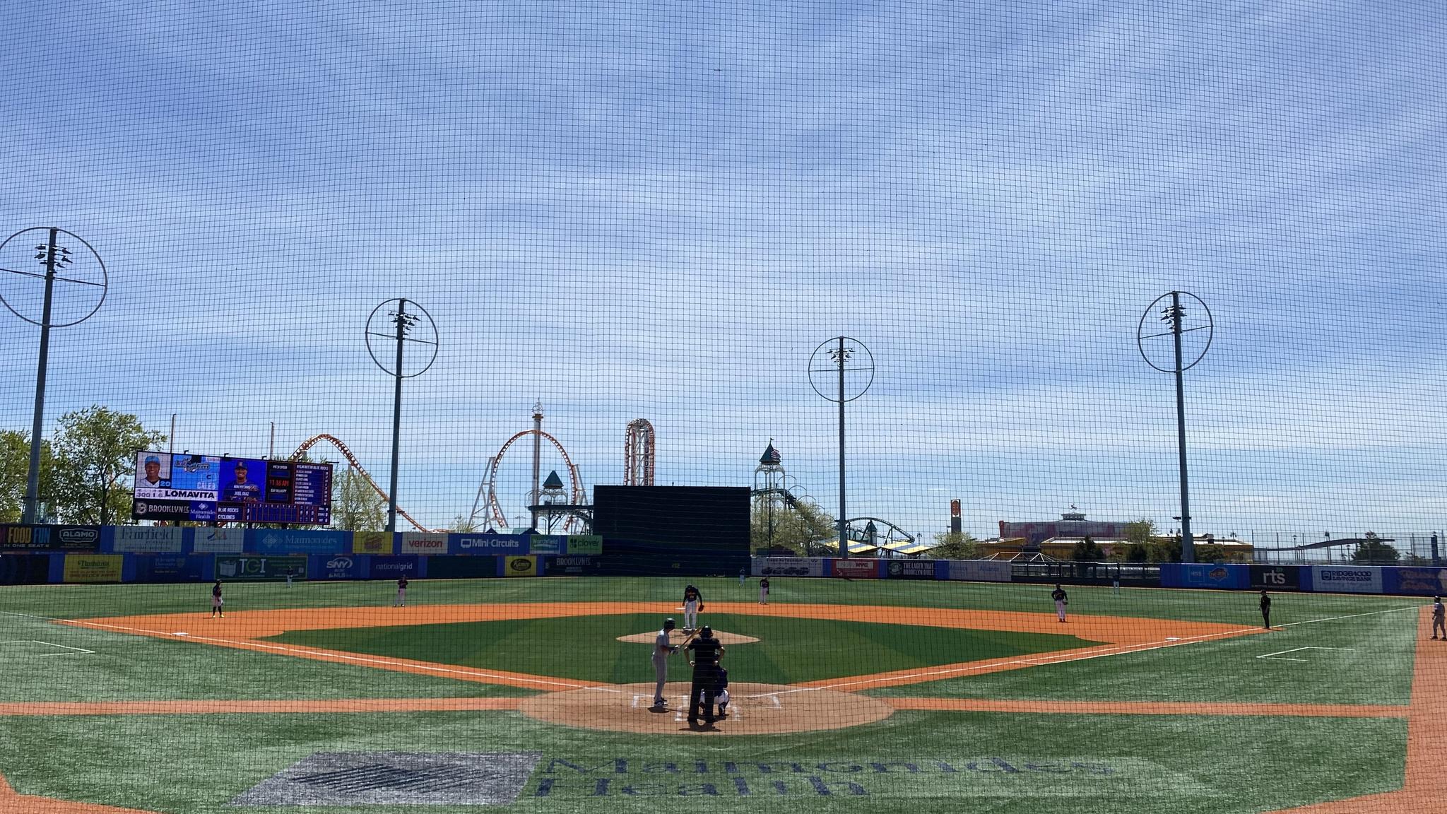 A beautiful day at Maimonides Park in Brooklyn