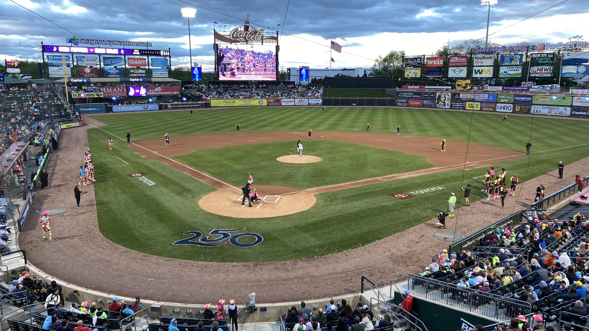 A view of Coca-Cola Park from the upper deck